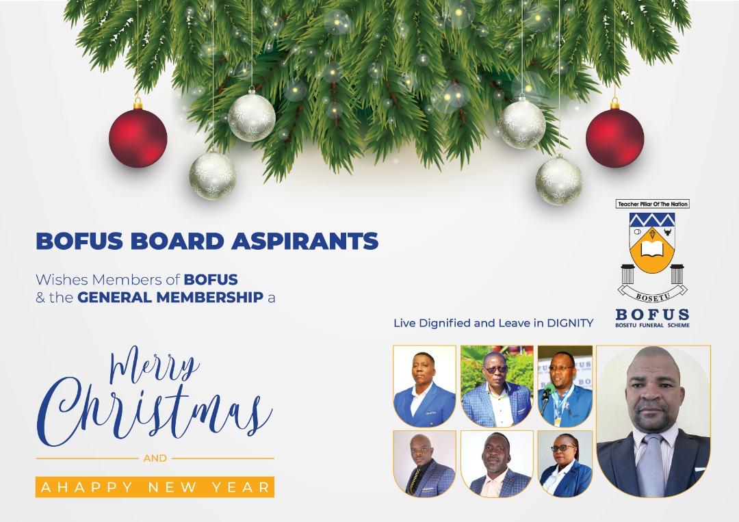 Merry Christmas and Happy New Year #Bofus #Bosetu Members, general membership, their families and Batswana