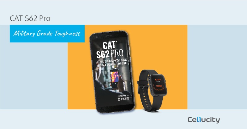 Cellucity's tweet photo. Military grade toughness with the CAT S62 Pro.
Step up your contract today from only R699 PM
Pay R69 extra PM and get the Tic Watch GTH.
Purchase it cash for R16 499.
Shop at https://t.co/RkxOyUP3Xk
@RuggedPhonessa
#CATS42H #CATS52 #CATS62Pro https://t.co/H2FeJtuhxt
