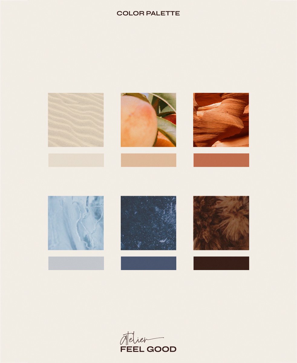 thisiskromad's tweet photo. [3/5] New branding project for @atelierfeelgood 👀⁠
Kromad worked on the naming, brand identity, packaging and creative assets to bring this motivation and productivity journal brand to life. ⁠
Be good. Do good. Feel good.⁠
⁠
#thisiskromad https://t.co/DDu3nNhucP