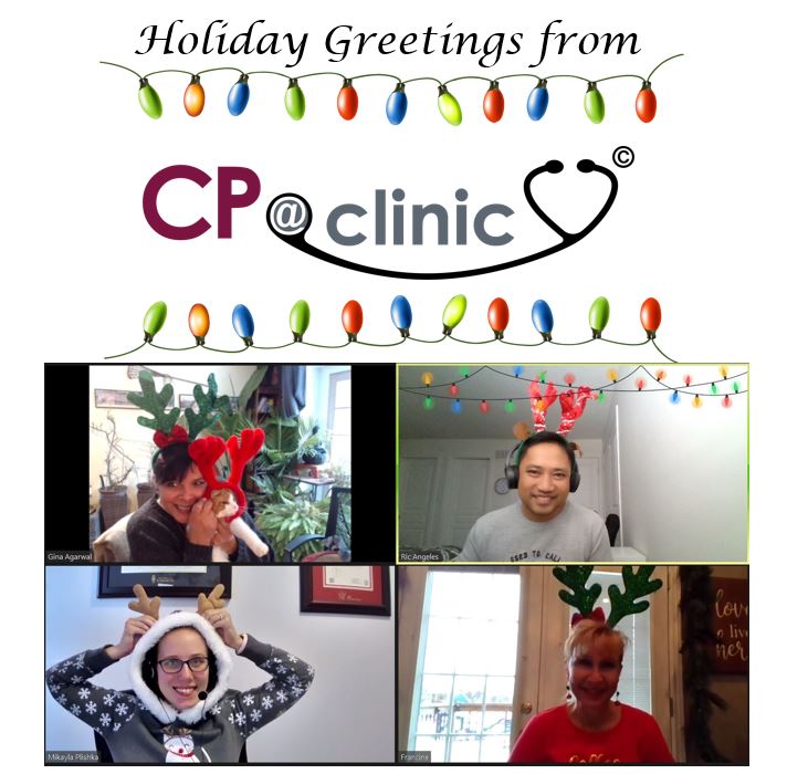 CP@clinic wishes everyone a safe and happy holiday!