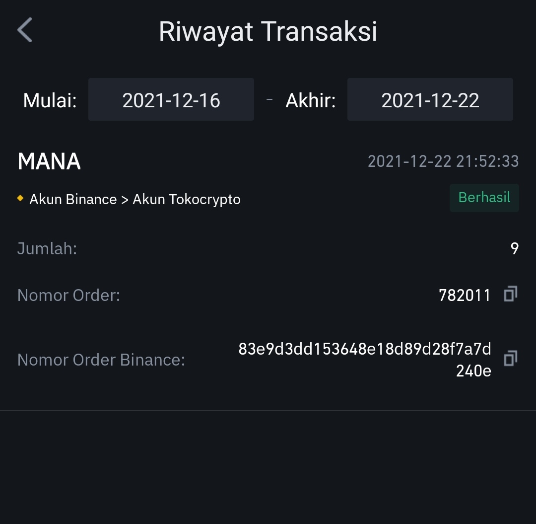 PraditamaNendra's tweet photo. @Tokocrypto @binance #TokocryptoXMana https://t.co/OHG66taIeW