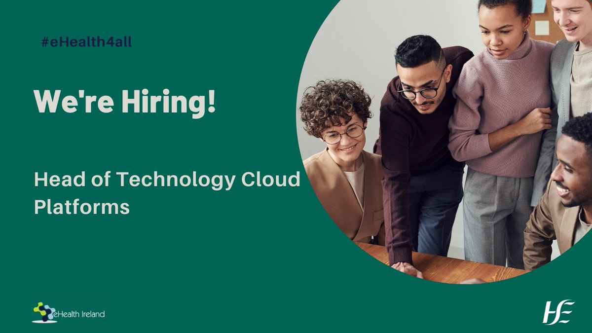 #JOBFAIRY The #OoCIO are recruiting GM Head of Technology Cloud Platforms Closing date 10th Jan '22 at 12pm - Campaign info 👉bit.ly/30JqCyF #eHealth4all @jcwemyss @treasadempseyh @HSE_HR @HSELive @Mark_Bagnell