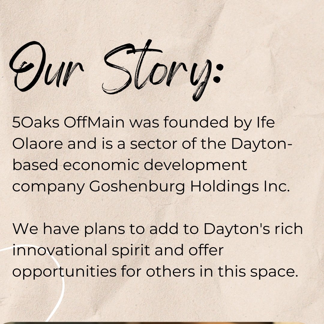 5OaksOffMain's tweet photo. A transformation is underway. We can't wait to create a flourishing source of opportunity and resources for our community. We've traveled all over the world. Still, there something special about what Dayton has. https://t.co/9GtuArLodN