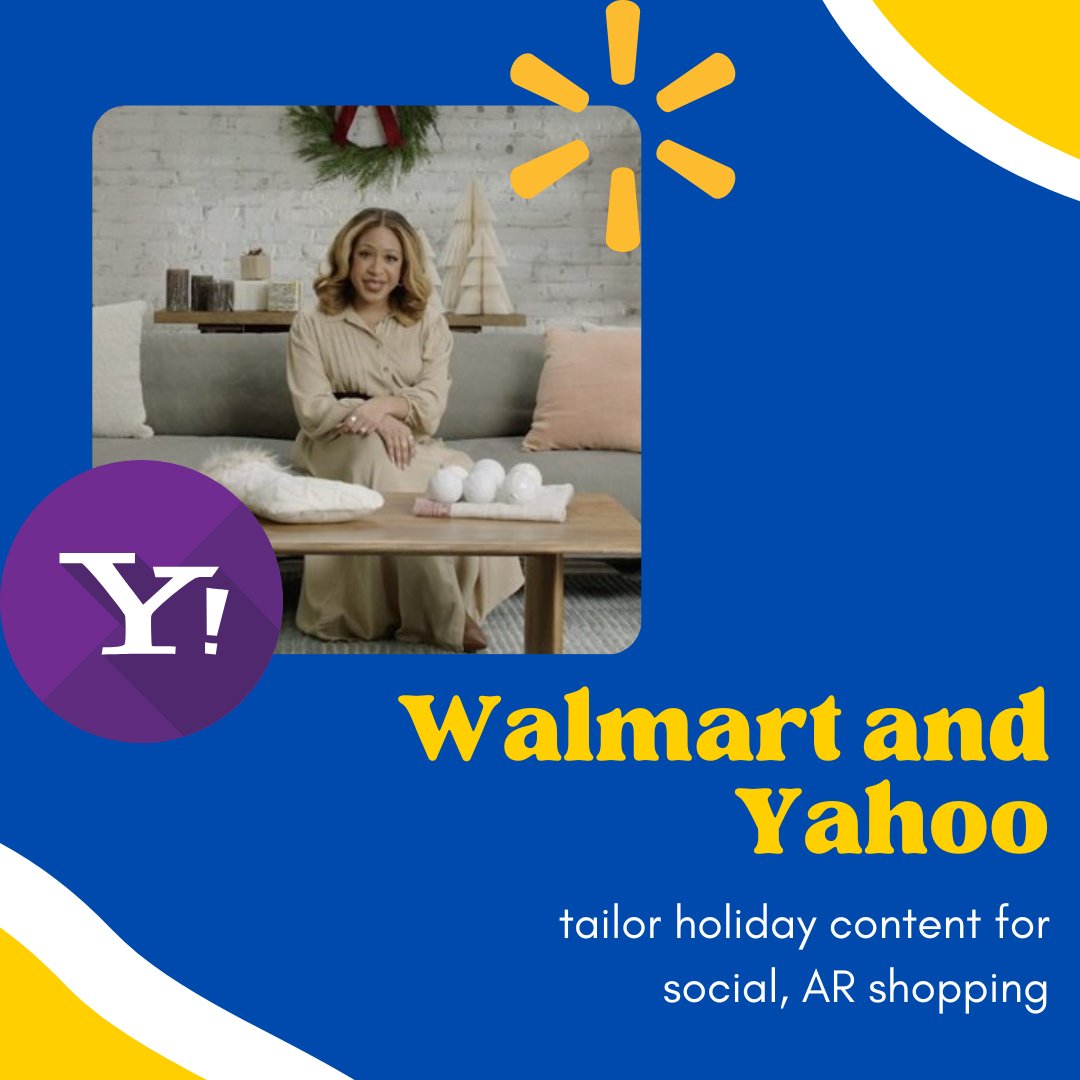 TriSparkMedia's tweet photo. Get the most of your holiday shopping experience with Walmart and Yahoo’s social media and augmented reality efforts! You can shop with a video featuring influencer Taryn Newton, or you can grab gifts using an interactive claw machine game on Instagram. 🎁 https://t.co/vhKJMqmTEk