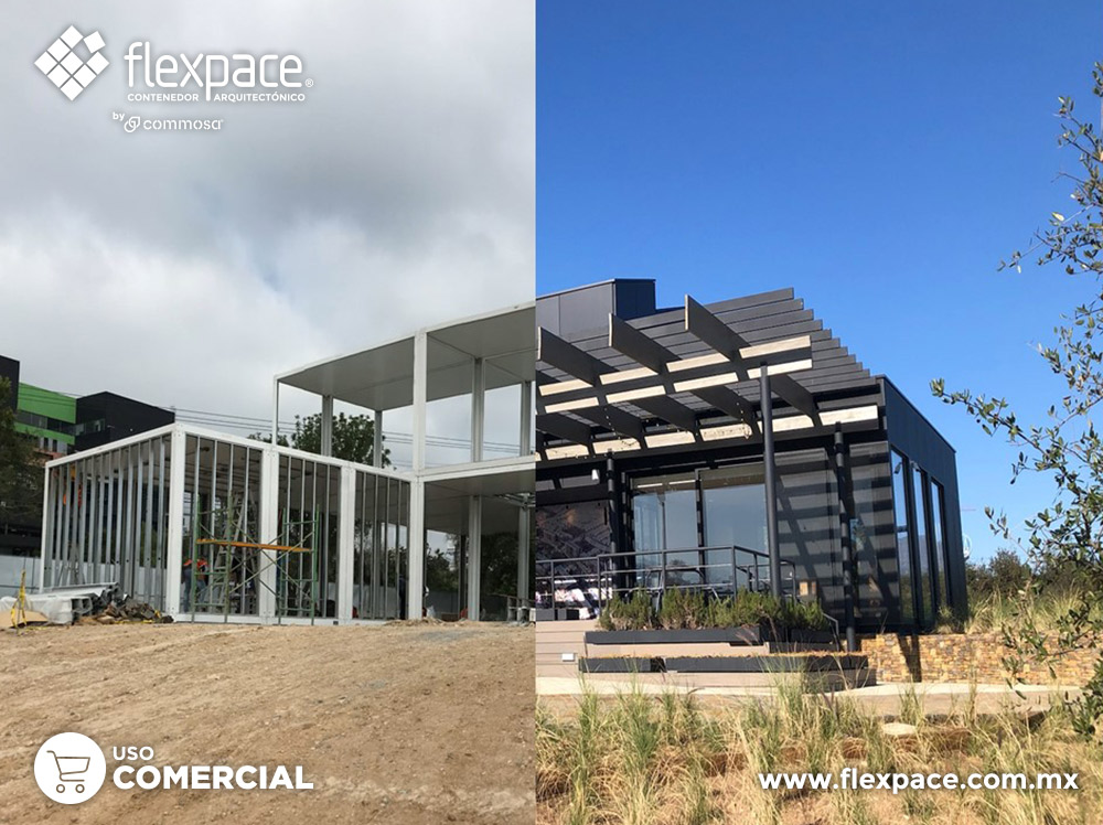 CommosaOficial's tweet photo. Tus proyectos comerciales con Flexpace® Contenedor arquitectónico son más versátiles, rápidos y personalizables a tu estilo. No necesitas permisos de construcción, si el sitio no fue lo que esperabas, puedes llevártelo a otro lugar.

Conoce más en https://t.co/W4IgV9XeNp https://t.co/7yJ0BPmEDE