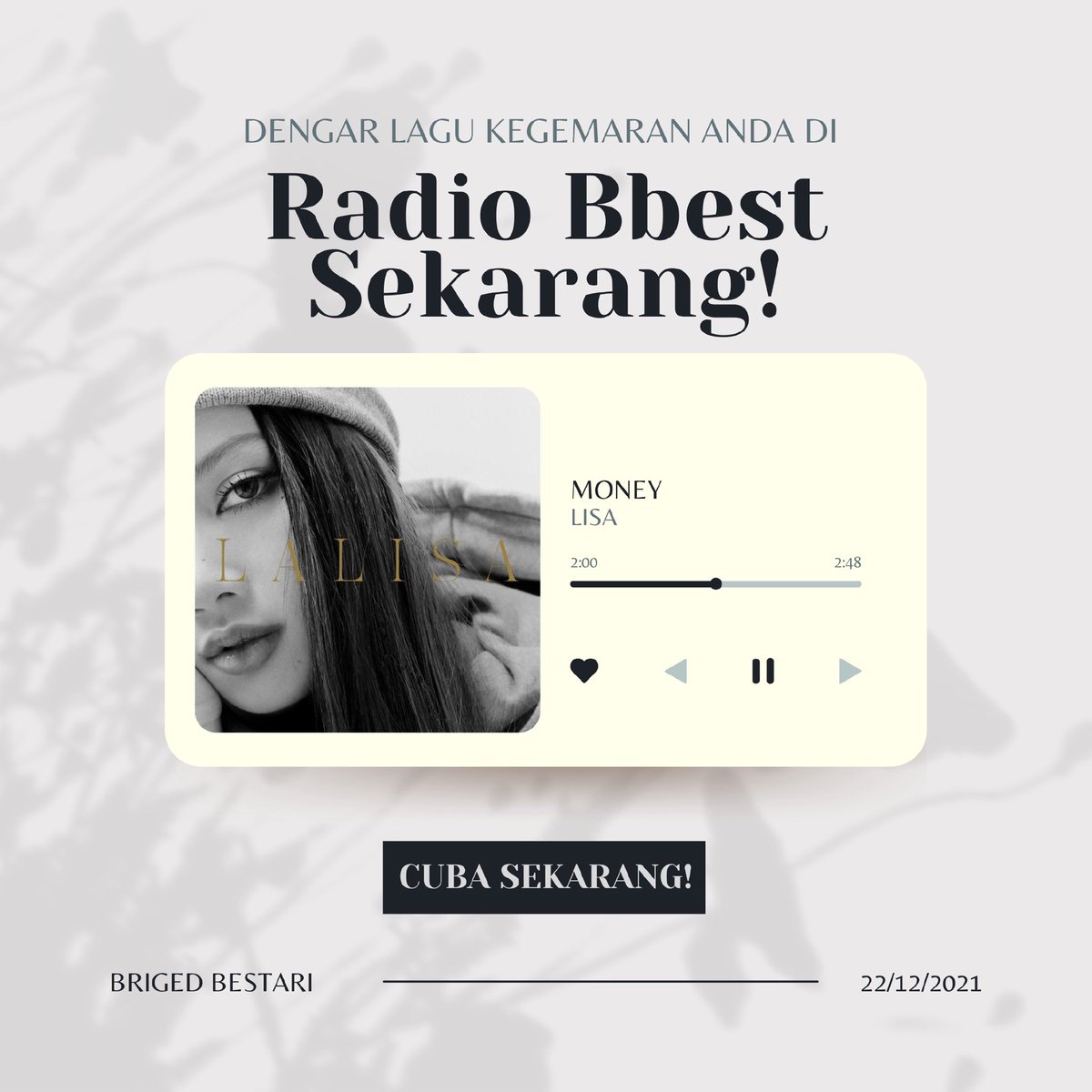 bbestsakba's tweet photo. CUBA SEKARANG! 
Mainkan radio secara langsung di pelbagai platform! 
1. Laman Web Radio BBest Sakba 
2. Radio Garden 
3. Winamp 
4. XiiaLive 
 
Ataupun Cadangkan Lagu kegemaran anda di Laman Web sekarang! 
https://t.co/SXzR6kn2Um 
 
#spektrumilmu #birolp https://t.co/B2i4aSwrND