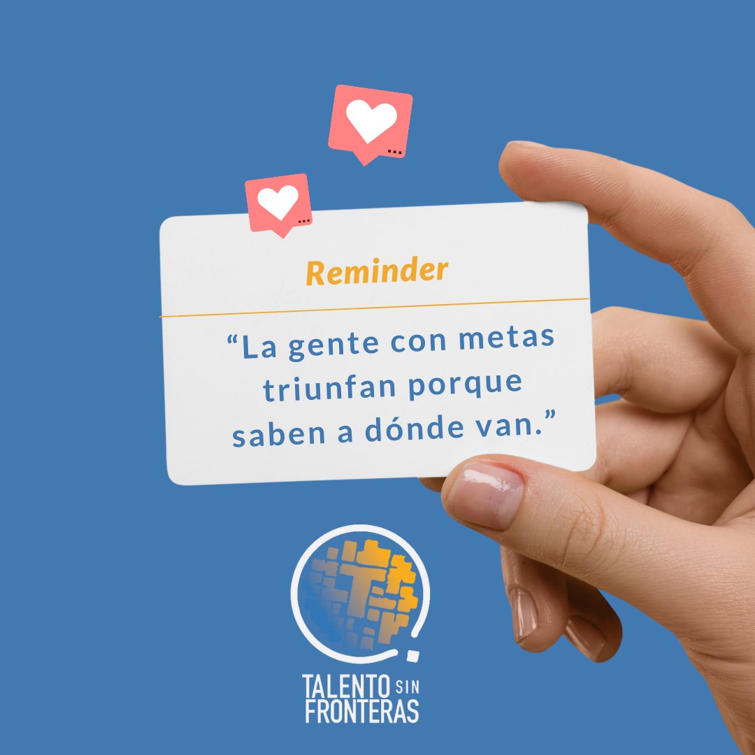 TsFronterasPAN's tweet photo. Si aún no estableces esas metas... Es momento de hacer un espacio y pensar en ellas.
¡El Talento No Tiene Fronteras!
#ElTrabajoCambiaVidas #TalentoSinFronteras #ProgramaDeEmpleabilidad #Metas #Metas2022 #Panama https://t.co/vSuHIatU0W