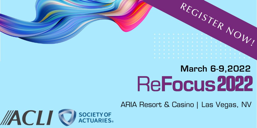 ACLINews's tweet photo. Start planning for next year and register for #ReFocus2022 now! Early registration deadline is January 7. 

Learn more and join us March 6-9: https://t.co/QzEP1WLErS
@SOActuaries https://t.co/IQwKOi69GM