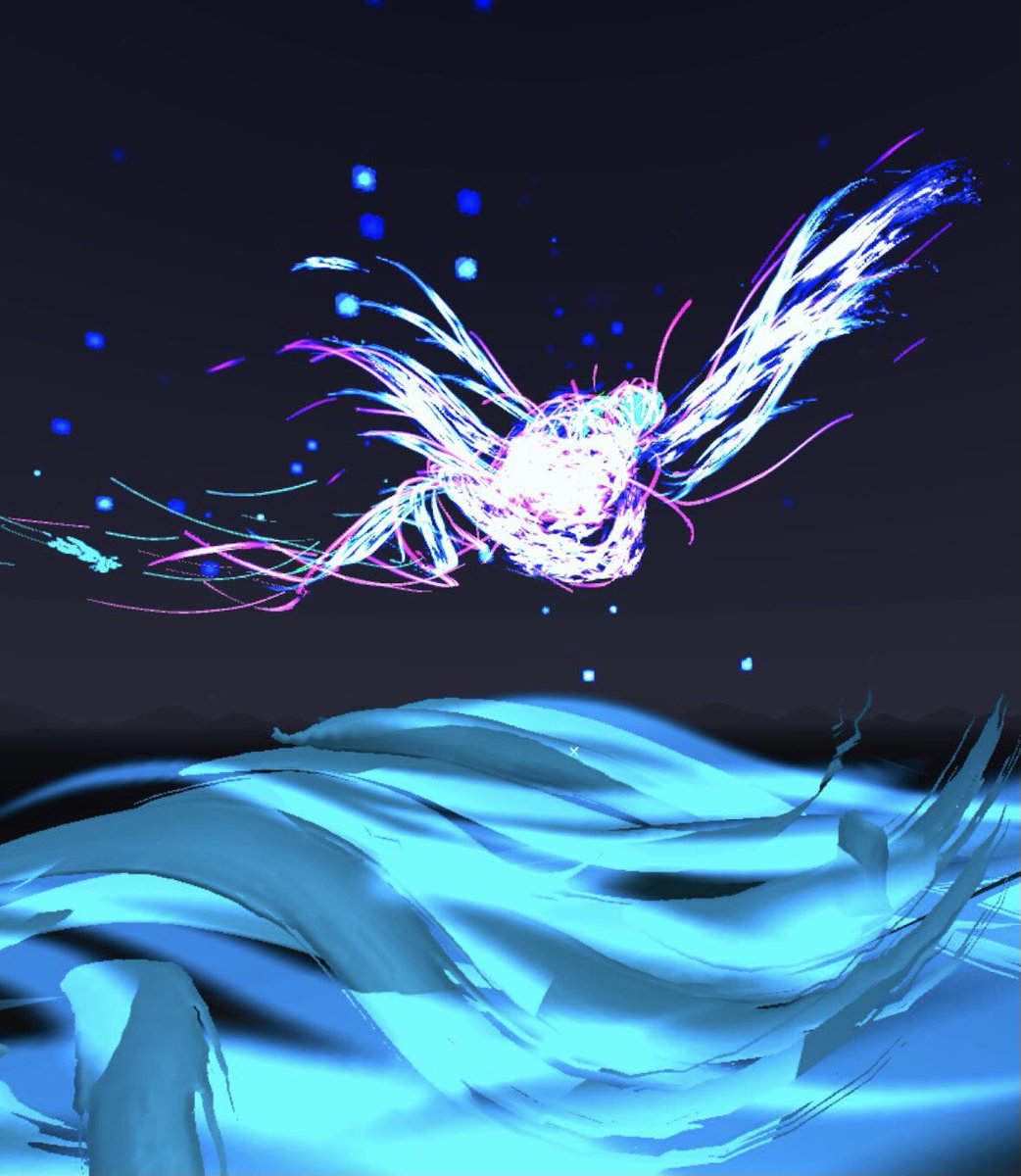 6_dcrc's tweet photo. I drawed a Goldfish today‼︎
It was very fun because you can draw whatever you want freely.
Plus, technology enhance your creativity🐉
#day2 #VRArt #vrart #cryptart #nftart https://t.co/2bTgKaVIwp