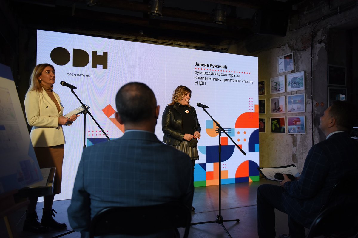 UNDPSerbia's tweet photo. Na #OpenDataHub pronaći ćete informacije i alate potrebne za razvoj #OpenData projekata. Zahvaljujući podršci @ukinserbia u partnerstvu sa @kancelarijaite umrežavanje je počelo!
Pridružite nam se na https://t.co/CcIxQH2f6X #OpenDataWednesdays https://t.co/vDYDzCmF08