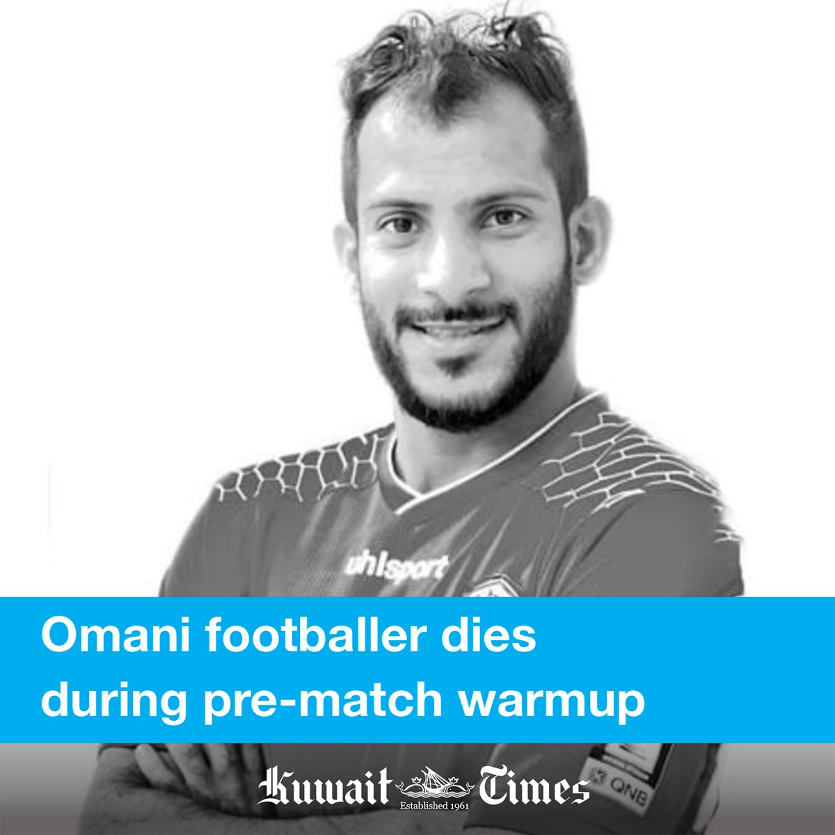 Mukhaled Al-Raqadi of Oman’s Muscat FC died after he collapsed while warming up before his team’s match yesterday.