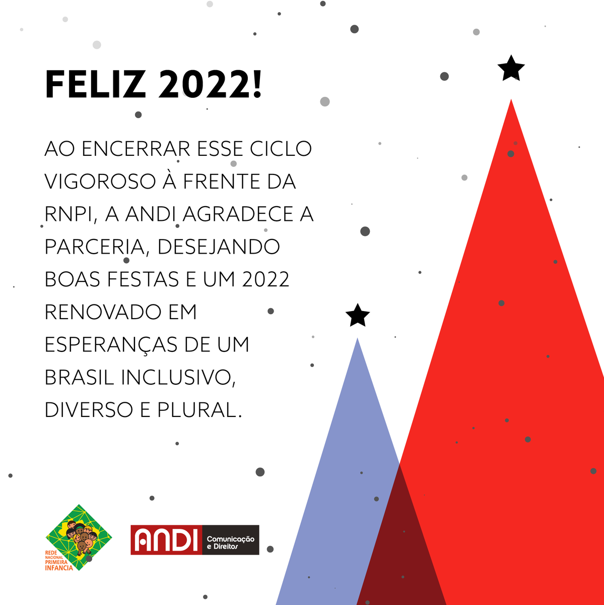 Informamos que estaremos de recesso a partir de 23/12 e retornaremos em 03/01/22.

Agradecemos a parceria e desejamos a todos Boas Festas!