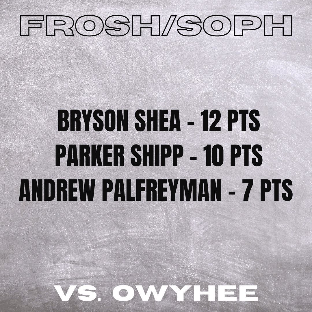 Stats from last night vs. Owyhee! 

Shoutout to <a href="/donovan3jones/">Donovan Jones</a> for a crazy performance! 

#winning