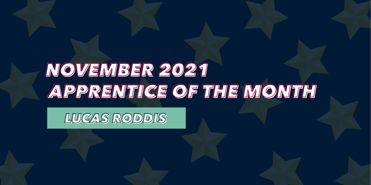 wearegft's tweet photo. We are delighted to announce the winner of our November 2021 #Apprentice of the Month award as...

🏆  Lucas Roddis

Lucas is currently completing his Warehousing and Storage #Apprenticeship with a leading Set and Lighting company.
 
#ApprenticeshipSuccess #ApprenticeSpotlight https://t.co/s6GdMmiN4q