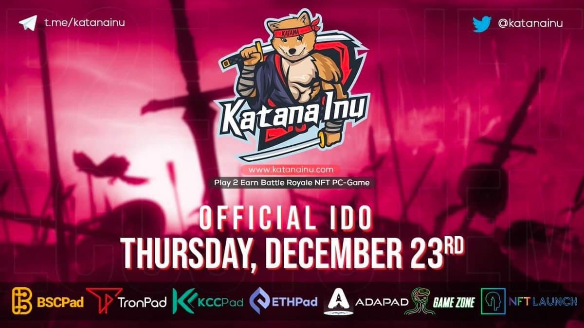 🗡️<a href="/katanainu/">Katana Inu</a> Yarın Listeleniyor.

💸Public Fiyatı: $0.001 USD
💧Marketcap: $2.450.000

🎁Ben de bu tweeti RT yapan takipçilerime
#PULSEPAD #VELASPAD TIER'lerime gelen $KATA airdropları listelemede dağıtacağım.

🎟️Whitelist: cutt.ly/katana-wl

🇹🇷TG: t.me/bscpadtr