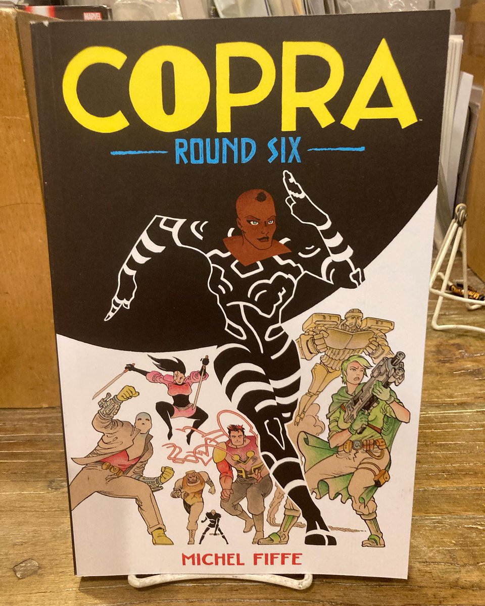 strangeadventrz's tweet photo. The new collection of @MichelFiffe’s super-powered revenge thriller COPRA is on sale today! Auteur action of the highest caliber. #copracomic #michelfiffe #ncbd #newcomicbookday #readmorecomics https://t.co/D04iKNvJfC