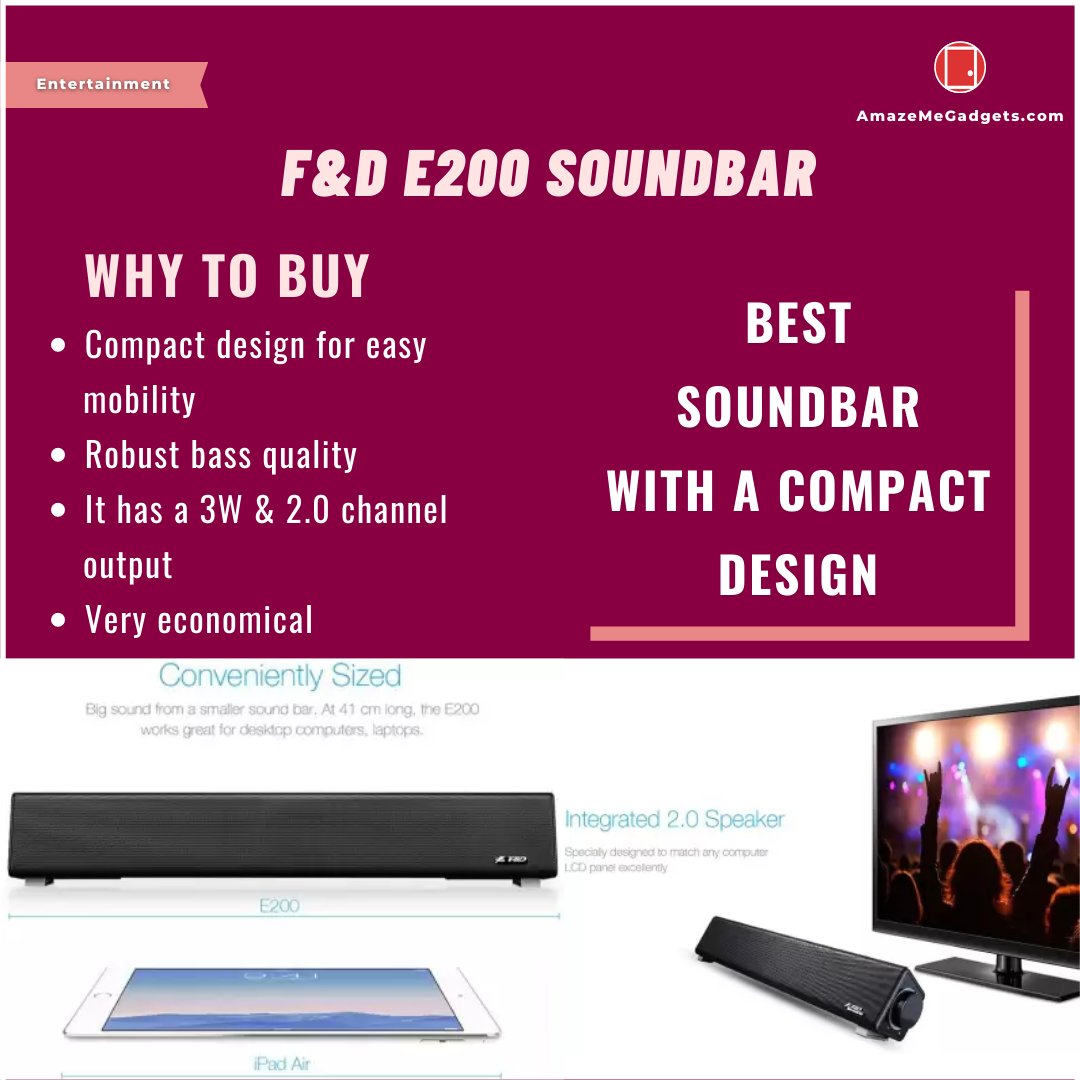AmazeMeGadgets's tweet photo. Netflix, chill? Enjoy binge-watching with these portable soundbars for your home system.

There's more to all these devices in the detailed article on our website. Link in bio!👇
https://t.co/738MkBOVfO

#soundbar #sound #audio #hometheater #tvmounting #sony #subwoofer #hifi #jbl https://t.co/wqz49QBUwG