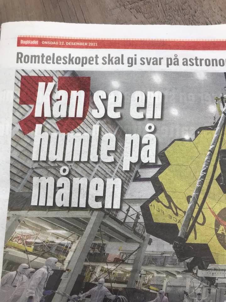 Dagbladet har funnet et teleskop som kan se humler på månen. Lurer på om det også kan brukes til å lete etter  kvalitetsinnhold på dagbladet.no?