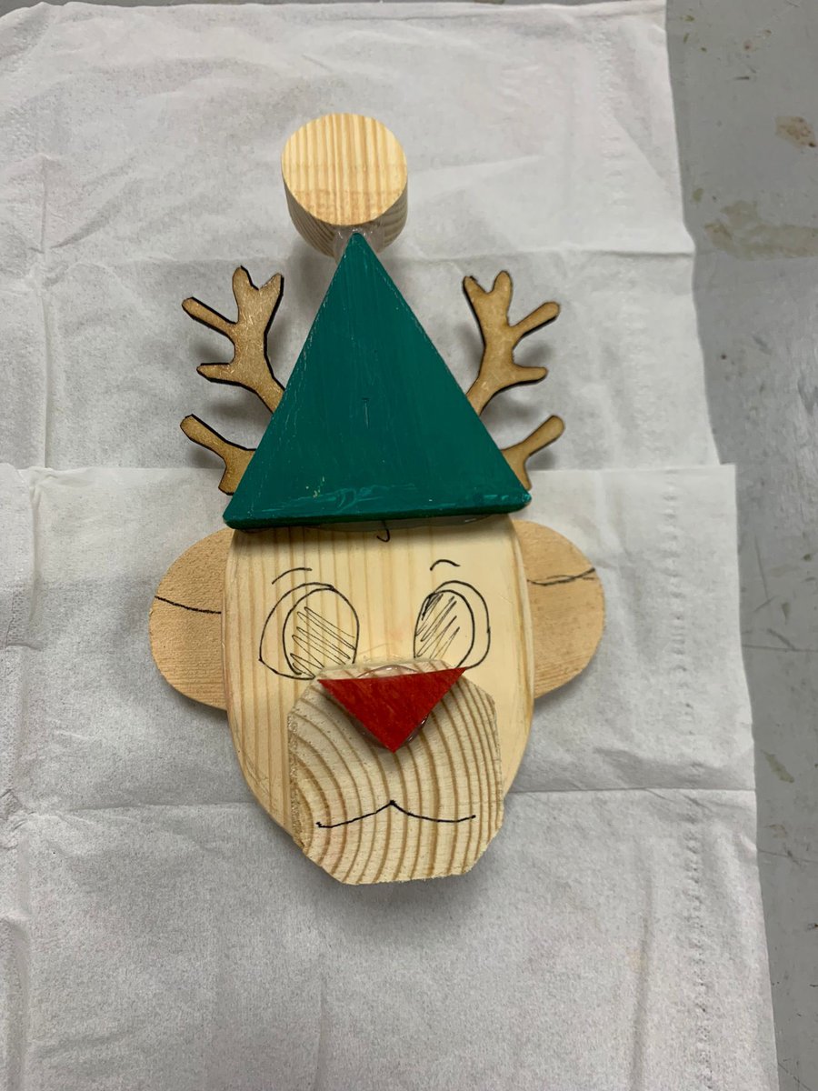 A merry Christmas to you all! Here’s a wonderful reindeer from our S1’s!