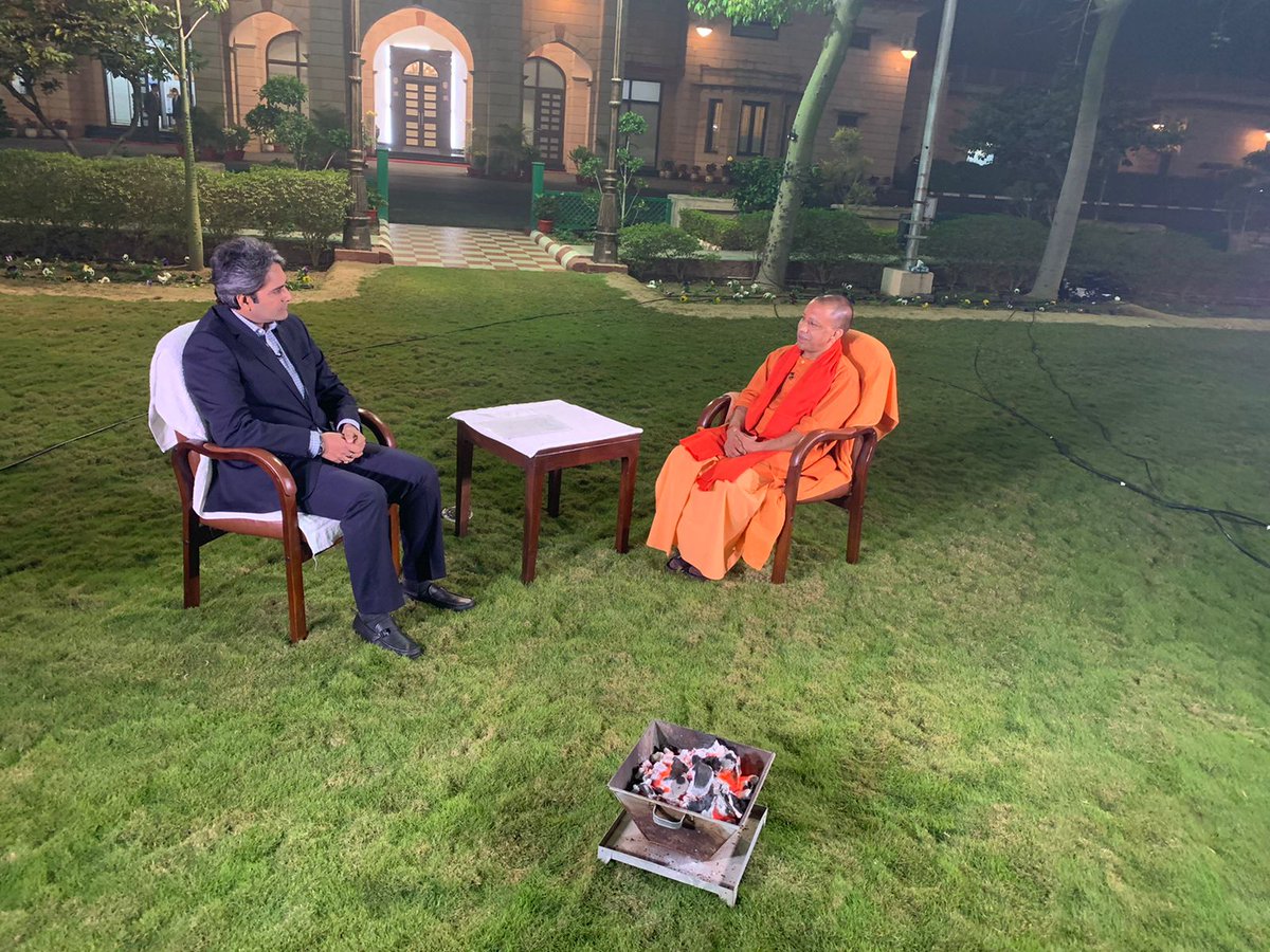 I don’t have any personal belongings where I stay, what I am wearing is my only personal belonging: Uttar Pradesh CM <a href="/myogiadityanath/">Yogi Adityanath</a> tells <a href="/sudhirchaudhary/">Sudhir Chaudhary</a>  

Watch the interview live at 9:00 PM.

#UPYogiOnZee