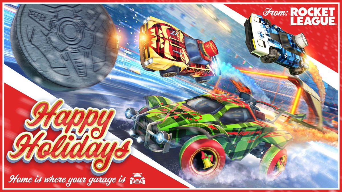 Happy Holidays from Rocket League and the <a href="/PsyonixStudios/">Psyonix</a> family ⛄❄️