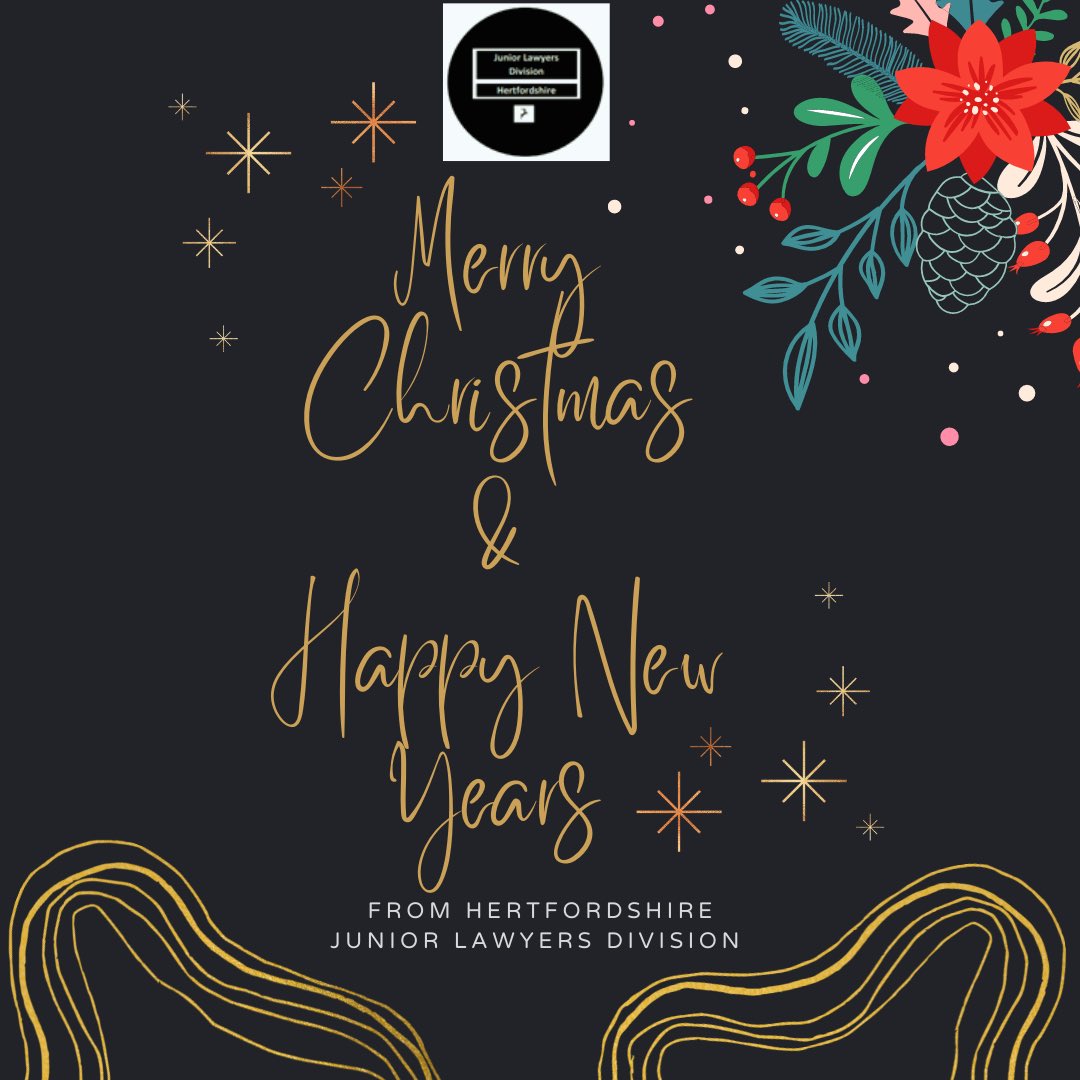 Merry Christmas and a Happy New Year from all at Herts JLD!