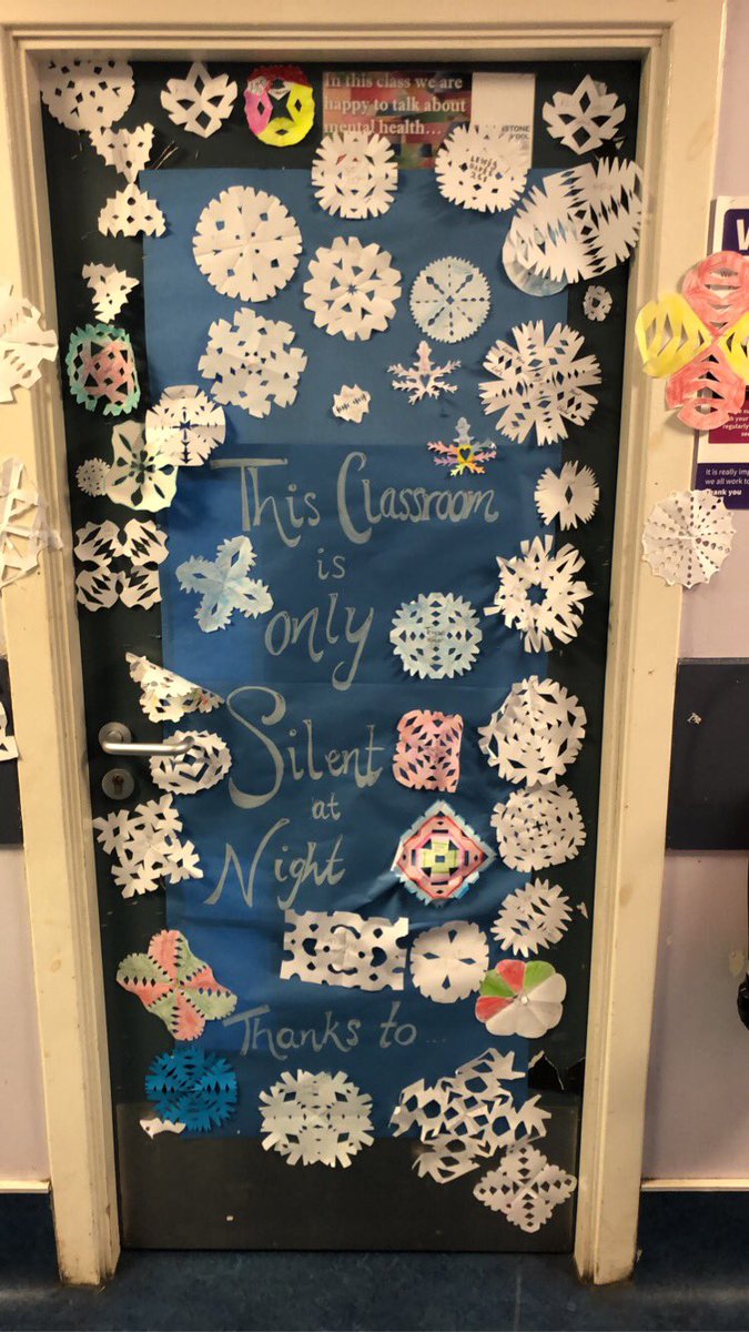 JHigh_English's tweet photo. Miss Gribben’s classroom is only quiet at night…and during the Christmas holidays ❄️ #itschristmas https://t.co/bNTMGcdsJm