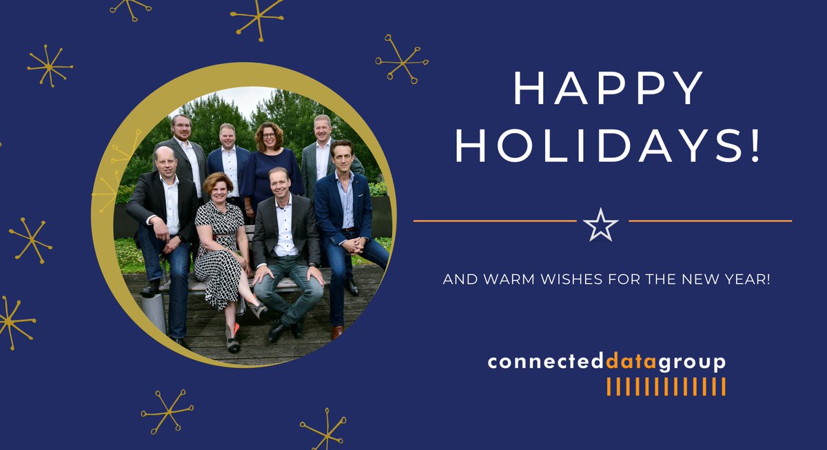 The Connected Data Group team wishes everybody Happy Holidays and warm wishes for 2022!

Het team van Connected Data Group wenst iedereen Fijne Feestdagen en de beste wensen voor 2022!