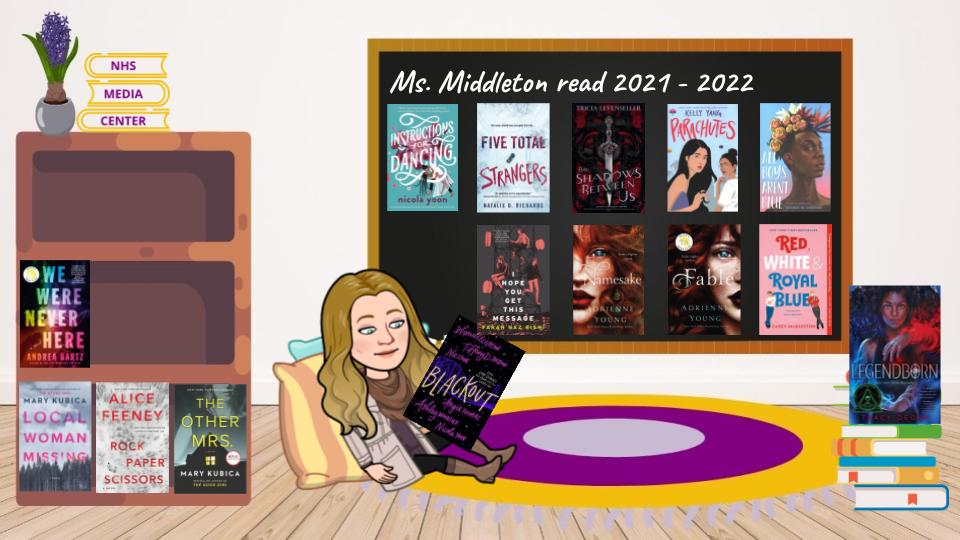 temiddleton's tweet photo. Officially the end of first semester! This is how my reading has stacked up... https://t.co/tHzjEPTjGw