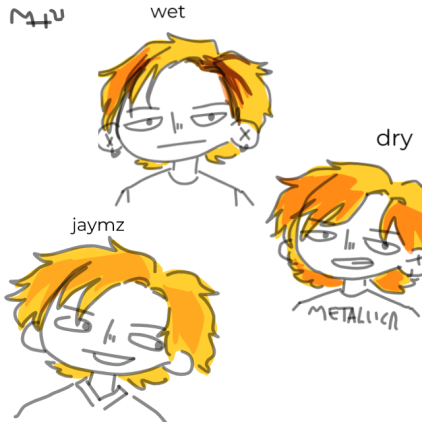 StJimmy49125503's tweet photo. (nov) a month or so ago, i rebleached my hair. it was strawberry blonde. (it's red again now haha)

#doodles #strawberryblonde #davemustaine #JamesHetfield #whateverthefuckthewetoneissupposedtobe
#larsulrichbutwithblondehairmaybe #selfportrait #art https://t.co/qnDxntlUM4