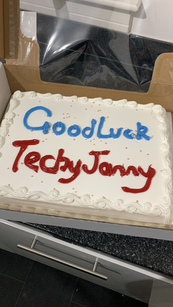 We’d like to give a thank you and a goodbye to our wonderful technician(techy janny) Mr Buttler. We’d like to wish him all the best in his new job!