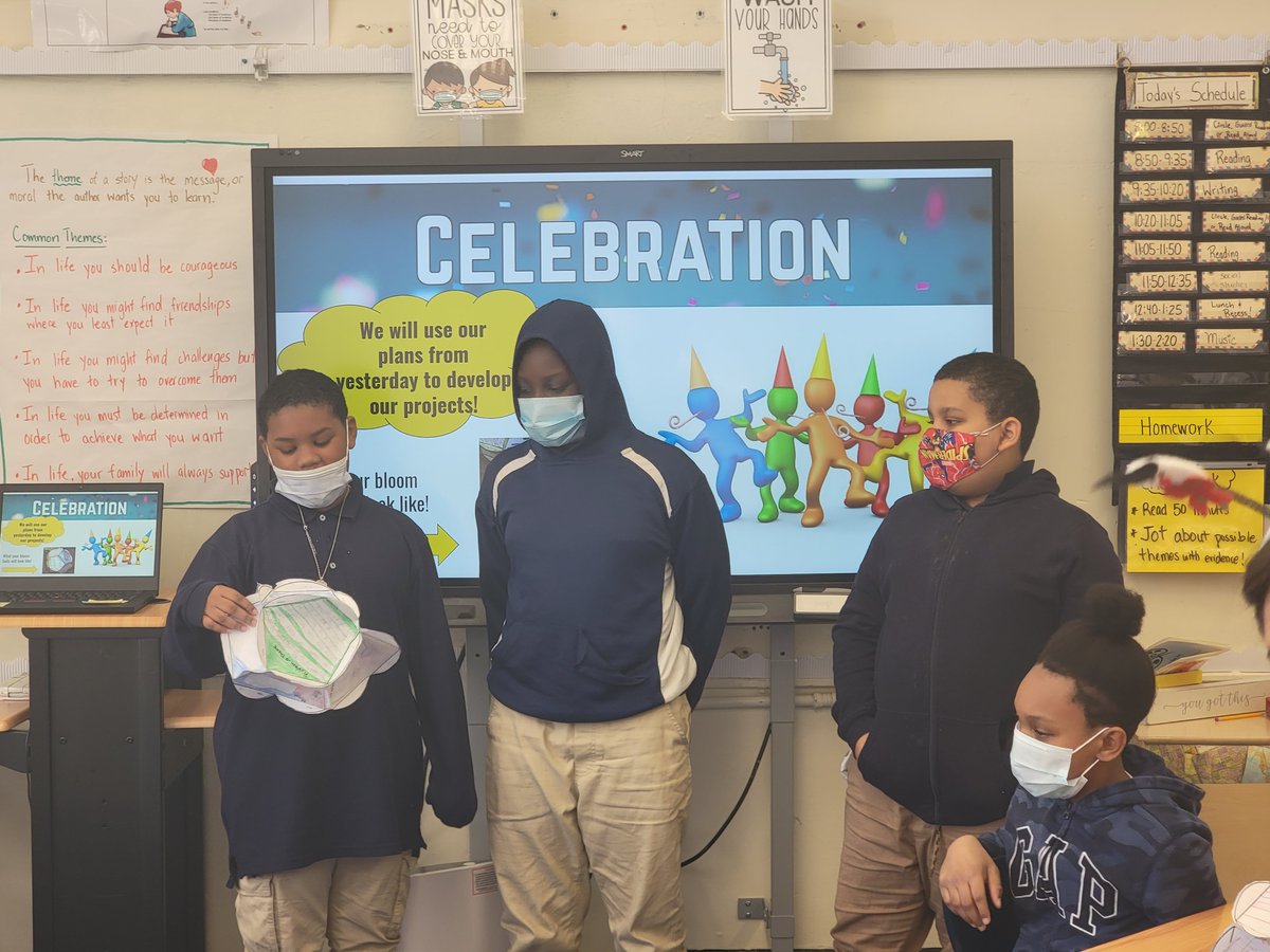 09X42Claremont's tweet photo. 5th graders celebrating their #tcrwp interpreting book book club unit with #bloomballs!
@CSD9Bronx
@Htown76
@NYCSchools
@DOEChancellor https://t.co/bIxBciz5qk