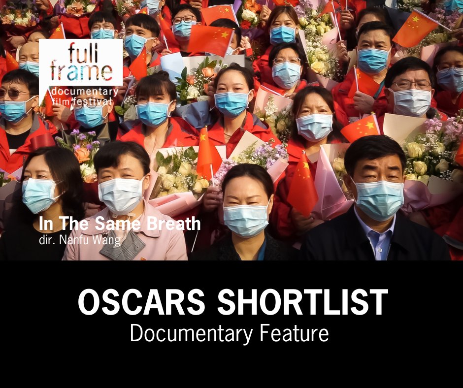 FullFrame's tweet photo. Five #FullFrame2021 alums have been shortlisted for #Oscars! IN THE SAME BREATH is shortlisted for Documentary Feature. https://t.co/UsTrNpCOsI