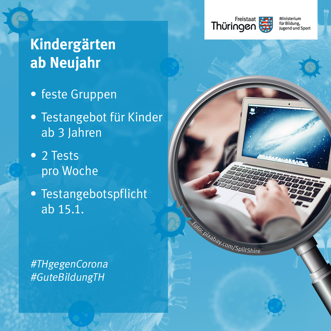 BildungTH's tweet photo. Wir rechnen mit einer schweren Belastung aller Lebensbereiche durch #Omikron. Laut #Expertenrat entsteht eine ernste Situation. 
Der Schulbetrieb startet deshalb im neuen Jahr mit Distanzunterricht, Kindergärten mit festen Gruppen.
▶️ Medieninformationen: https://t.co/eif682lAc1 https://t.co/uNUkvzNblE