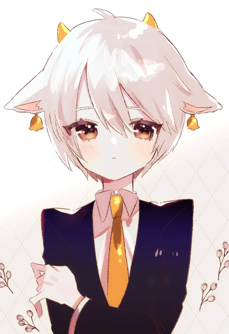 ヤギ耳の男の子です。