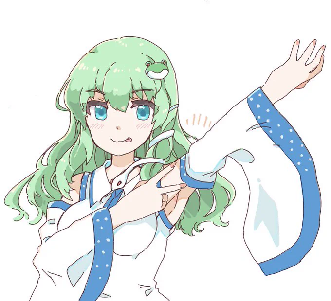 絵茶!東風谷早苗 