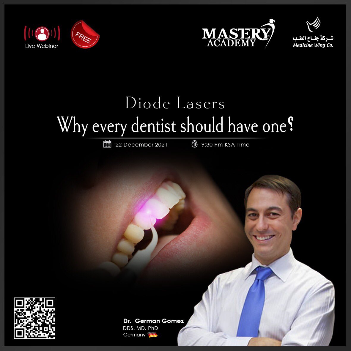 MasteryAcademyD's tweet photo. متبقي القليل على بدأ المحاضرة المجانية لأطباء الأسنان ، كونوا على الموعد اليوم الساعة 9:30 مساء بتوقيت السعودية .
رابط التسجيل والدخول :

https://t.co/Ap8dij4S7s

للإستفسارات تواصلوا عبر الوتس آب :

https://t.co/3jIVgTEn4s

حضوركم شرف لنا ونجاحكم هو شغفنا .. https://t.co/ZvxqLJO7pa