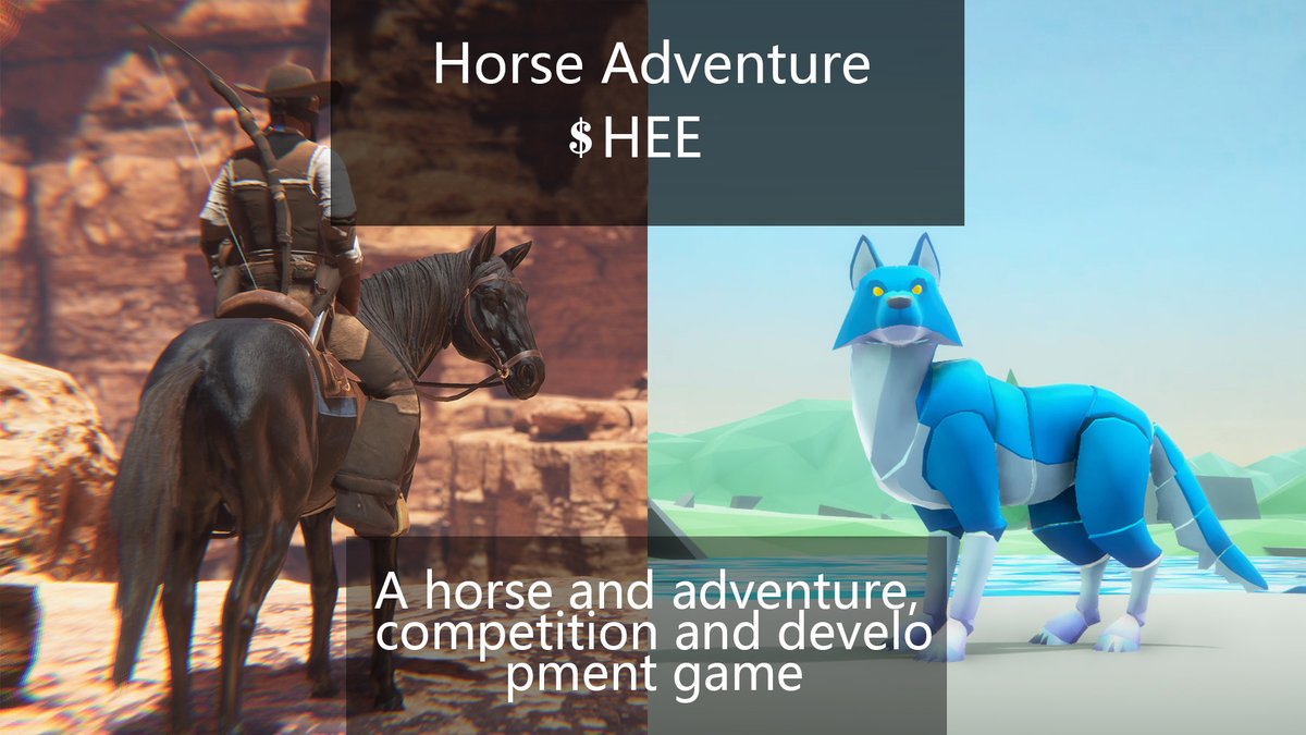 The story begins!🤑
#HorseRacing #adventure 
@HorseAdventureB is based on @BinanceChain   (#BSC ) A horse and adventure, competition and development #GameFi 🐴
@AltCryptoGems @Crypto_bn