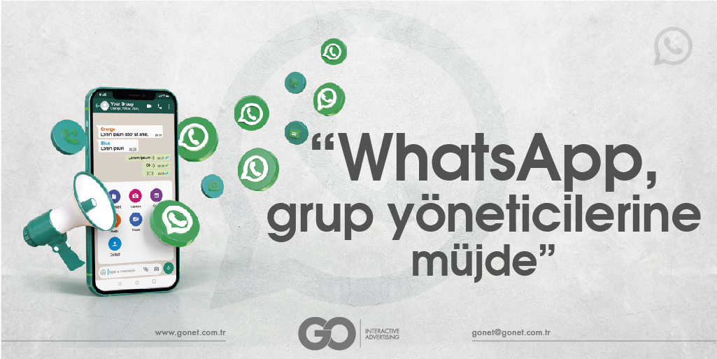 GonetCompany's tweet photo. 📰WhatsApp, grup yöneticileri için yeni bir özellik üzerinde çalışıyor.
Daha fazlası 👉 W W W . G O N E T . C O M . TR
@gonetinteractive
#GONET #gonetinteractive #sosyalmedyahaberleri #sosyalmedyayönetimi #twitter #dijitalreklamajansı #reklamajansı #2021 #izmir https://t.co/0Vw2YL5qkT