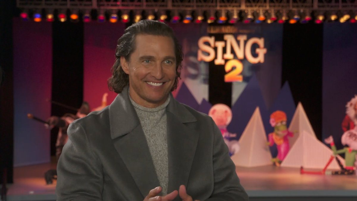 TheBackstageXP's tweet photo. You don't want to miss today's special one-hour episode of BackstageOL Live! as Matthew McConaughey, Tom Holland, Zendaya, Keanu Reeves, and Denzel Washington join us on the show!

Watch BackstageOL Live! today at 11AM (CST):

https://t.co/g4BFT2IRvA

#Sing2 #Matrix #SpiderMan https://t.co/nTldvhZpTD