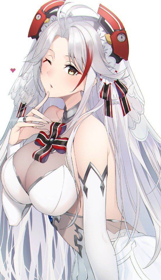 BEAVISE_SAW's tweet photo. #AzureLane #PrinzeEugen #wedding_dress https://t.co/htMA401lSS
