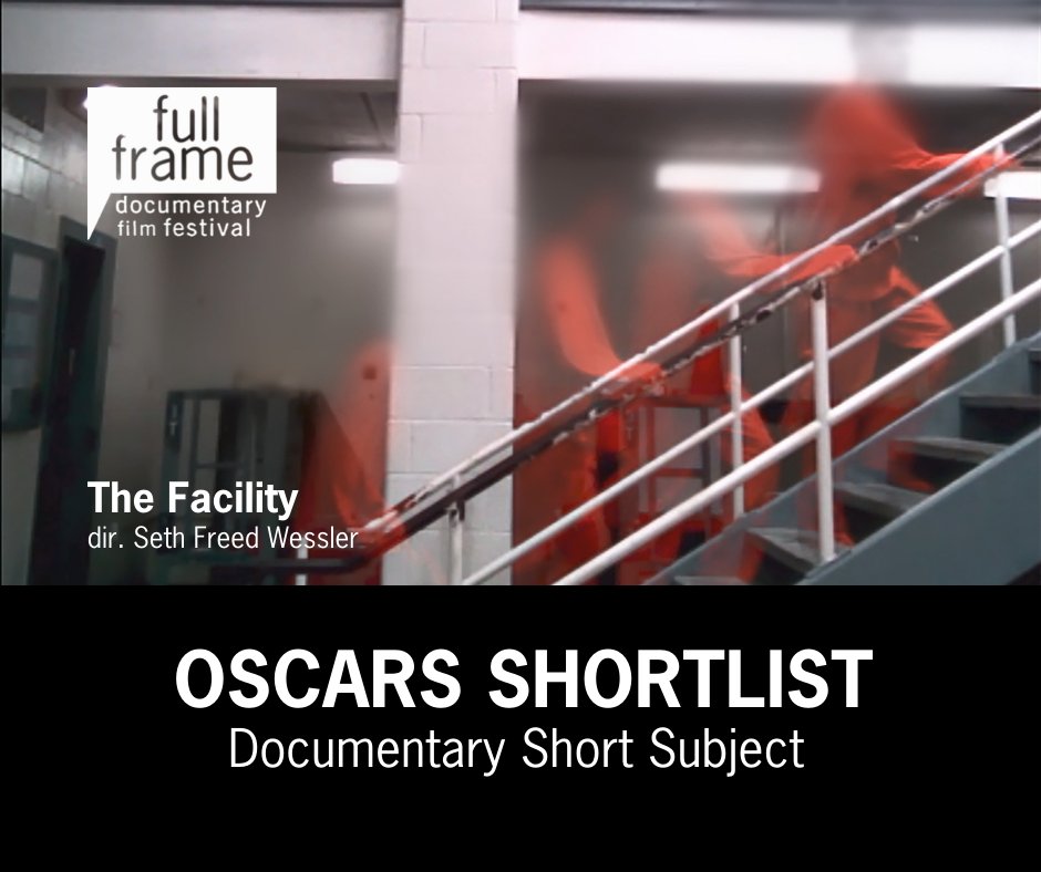 FullFrame's tweet photo. Five #FullFrame2021 alums have been shortlisted for #Oscars! THE FACILITY is shortlisted for Documentary Short Subject. https://t.co/Bskqlogwmq