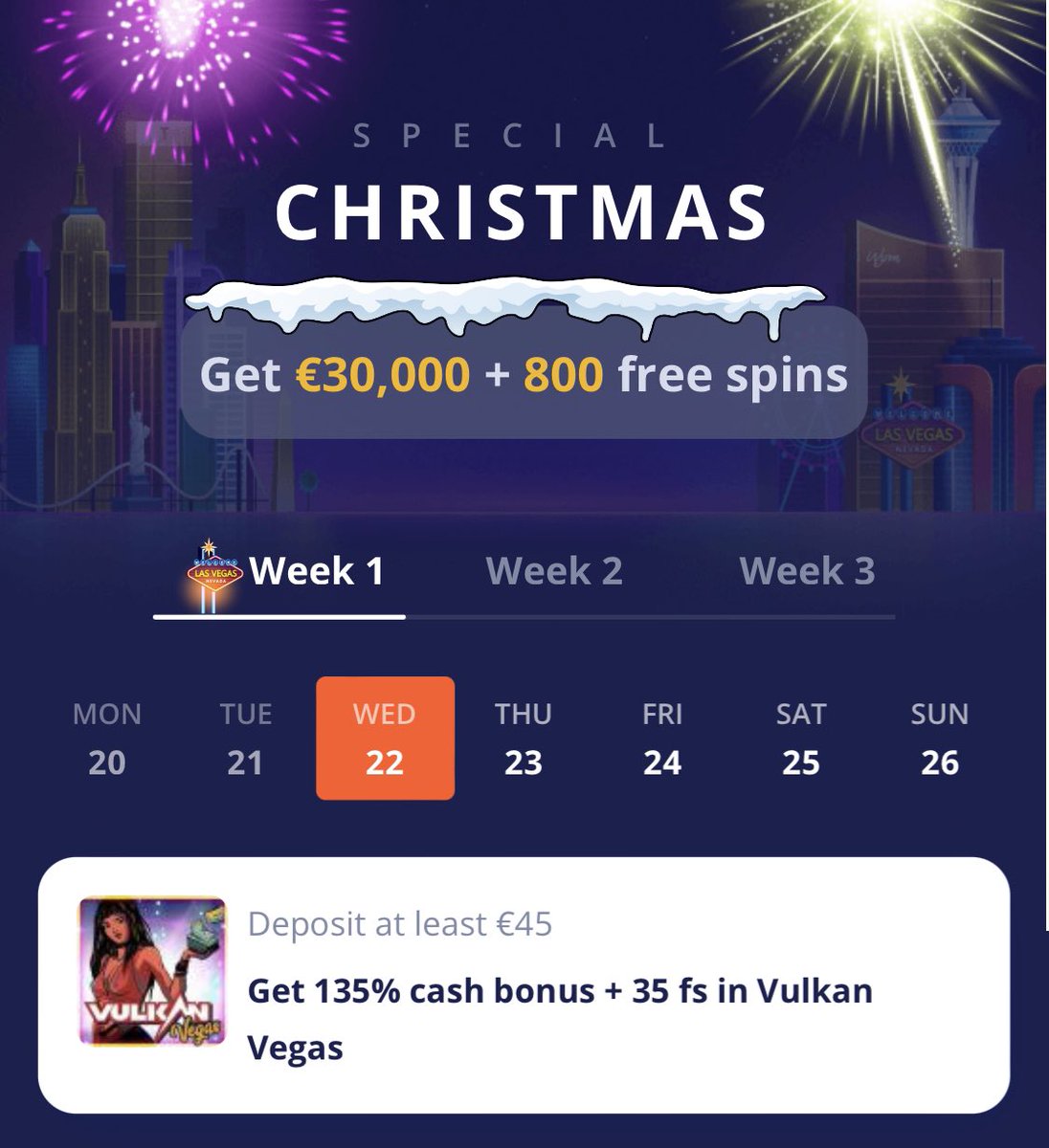 Get bonus in Telegram 🙌

Each of these #bonuses will appear in your account on the day specified in the table above at 00:00 UTC

#wegen #thüringen #elgordo #epicgames #casino #vulkan #vegas #freespins #falter #bierwirt #manchester #fallulykke #milan #wawolnica #potts