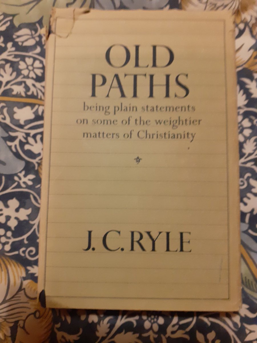 weecalvin1509's tweet image. Picked this up today. I already have a copy, so I will probably pass it on. Heavily, although neatly, underlined and highlighted, which probably says it all. 

FTR: This is Ryle's #realmeat doctrinal book. Nothing to do with the #oldpaths #fluffstuff 

#Calvinism #Protestantism