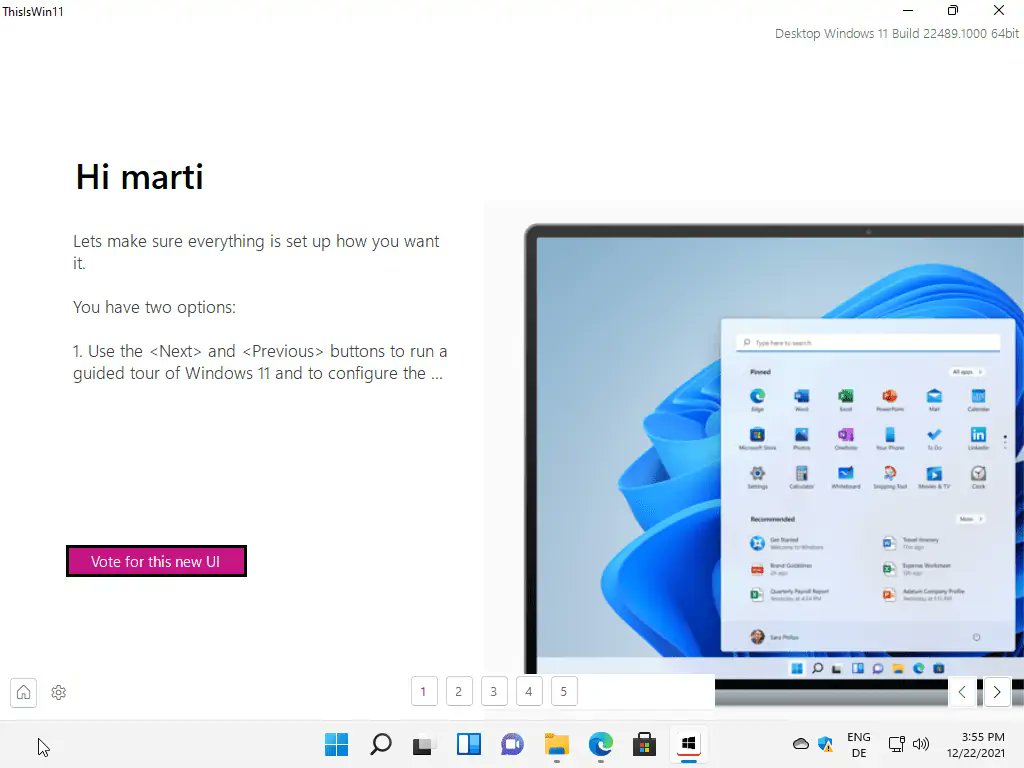 ghacks's tweet photo. Windows 11 Tweaker ThisIsWin11 has a new wizard-like design #windows11 #thisiswin11 #tweaker
https://t.co/yOWsAcF6VH https://t.co/p0YW0escom