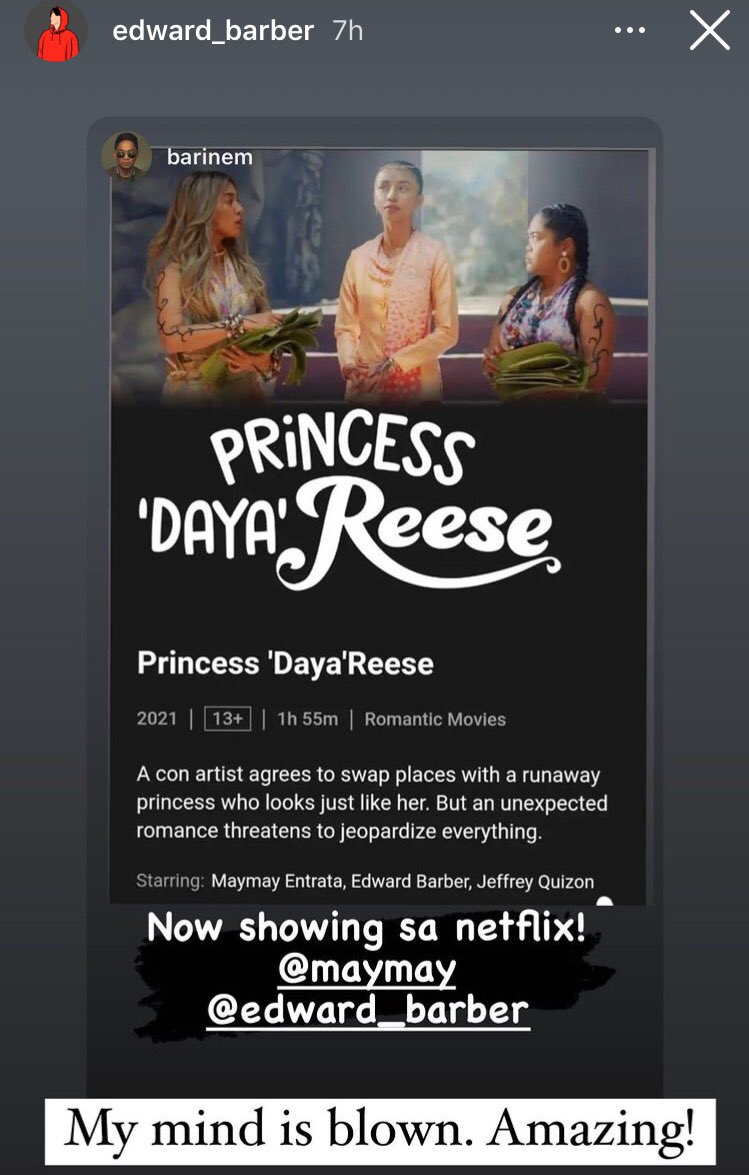 may_ward4's tweet photo. Yeheyyy #MayWard IGS #PRINCESSDAYAREESE on @Netflix_PH 

@maymayentrata07 
@Barber_Edward_ https://t.co/rKpN3NjiCg