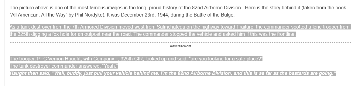ScottC20012's tweet image. How seriously bad ass were our troops in WW2?