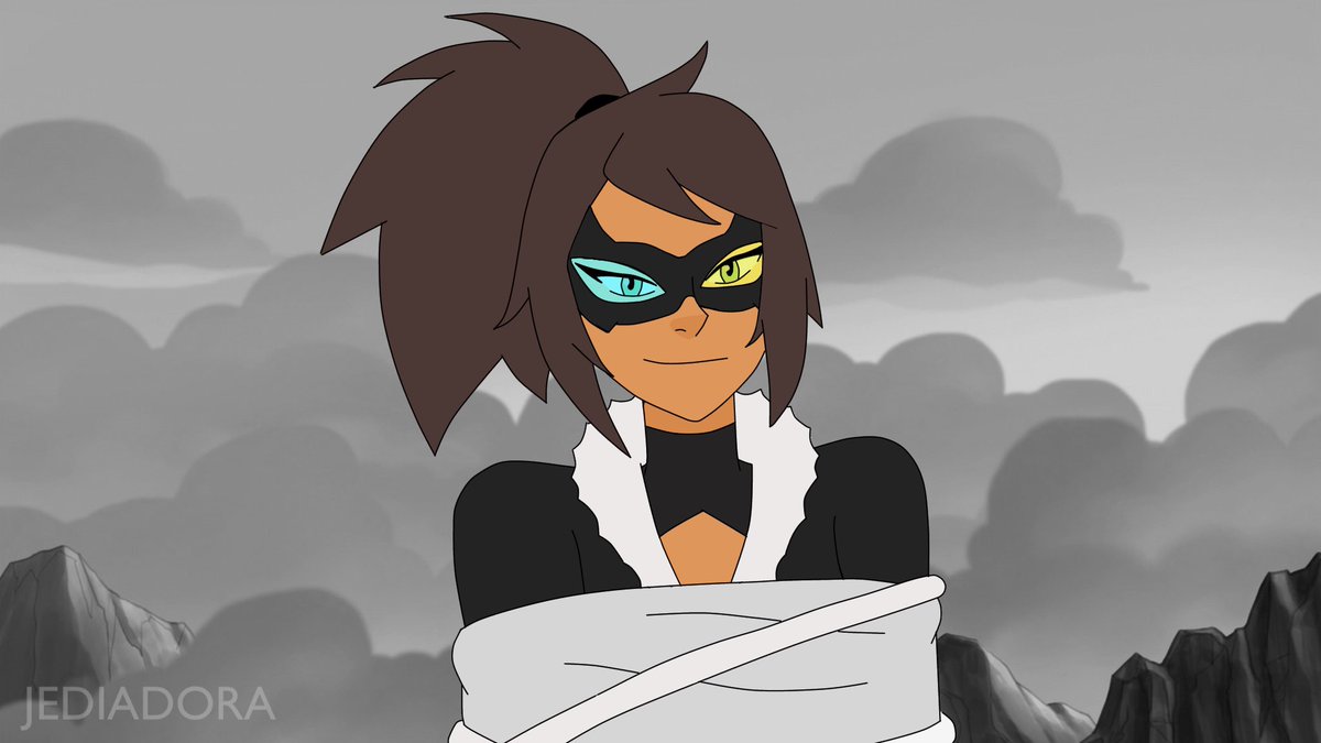 sorry for being absent for months, here’s catradora as spider-man and black cat <3