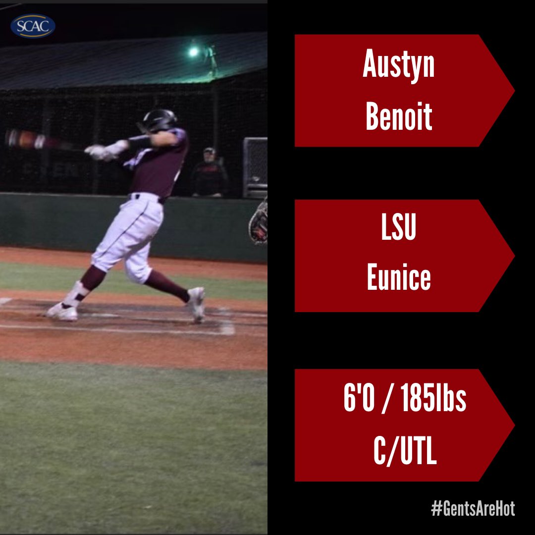 gents_baseball's tweet photo. Join us in welcoming a transfer from LSU-Eunice, @AustynBenoit ‼️ https://t.co/eiEEJlEvC1