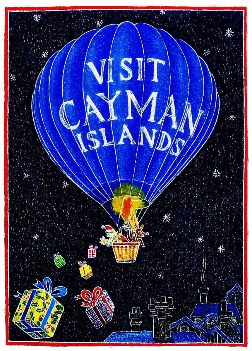 FlyingAdverts's tweet photo. And very merry Christmas to all from @FlyingAdverts ! (Card by Cathy Hill https://t.co/WGNPI4hH68 ) #balloon #Caymanballoon #FlyingSanta https://t.co/NHubK3TUGY https://t.co/Tq7KM4UXJd